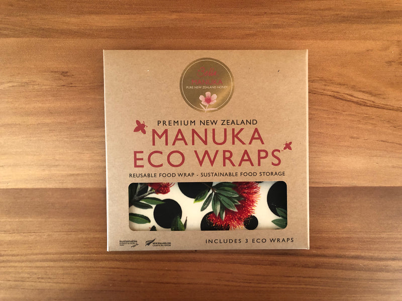 Bella New Zealand Manuka Eco Wraps - Three Pack - Pohutukawa Flowers